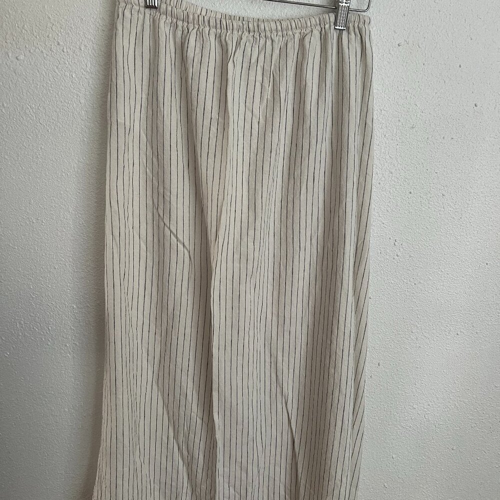Cotton On White Striped Maxi Skirt